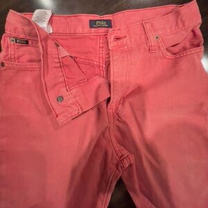 Polo Ralph Lauren Salmon Red color Shorts Size Boys XL (18-20) EUC Pre-Owned